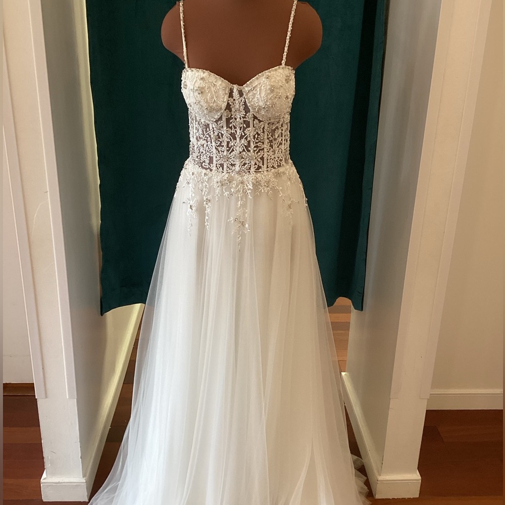 Jovani corset bodice tulle ballgown